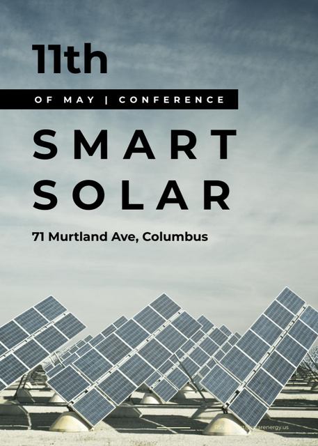 Plantilla de diseño de Smart Planet Conference Announcement Invitation 