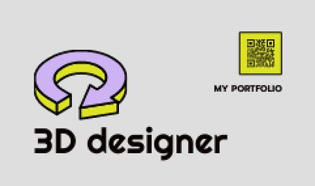Platilla de diseño Digital Designer Services Business card