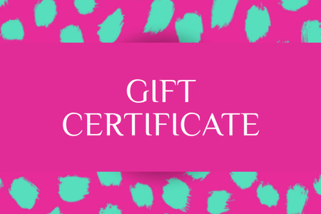 Ontwerpsjabloon van Gift Certificate van Bright Pink Summer Sale Voucher