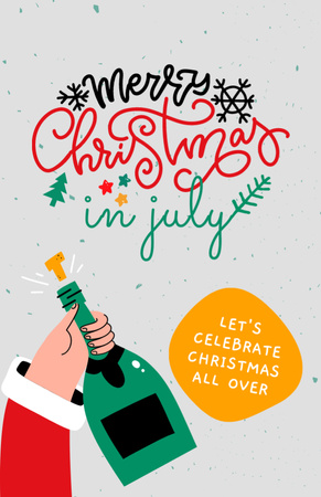  Celebrating Christmas in July Flyer 5.5x8.5in Design Template