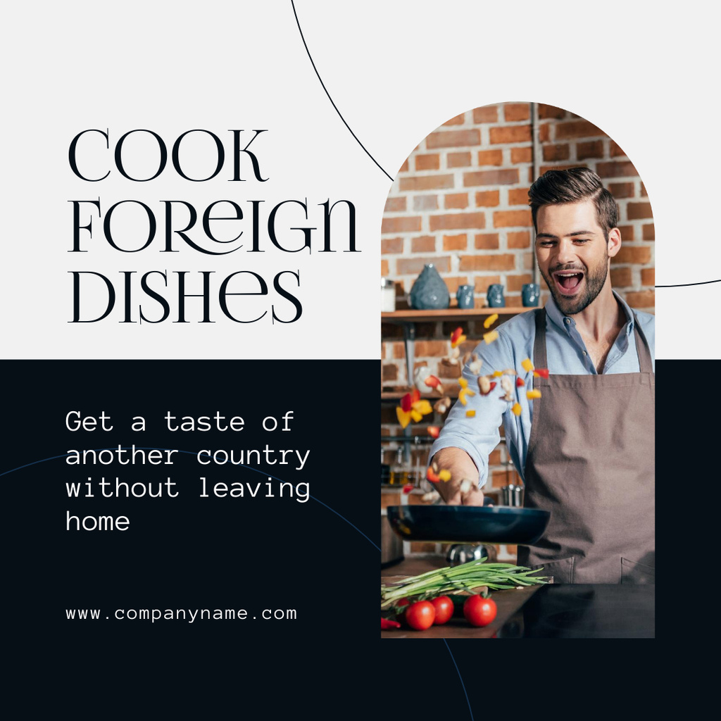 Online Cooking Classes Instagram Design Template