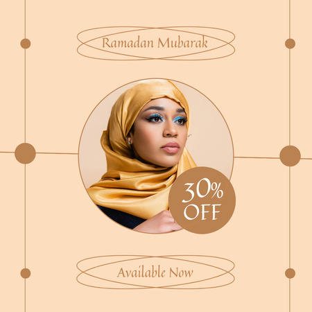 Ramadánové nabídky dámské módy Instagram Šablona návrhu