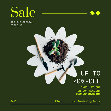 Get Special Discount On All Plants Instagram Design Template