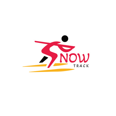  Offer for skiing Logo Πρότυπο σχεδίασης