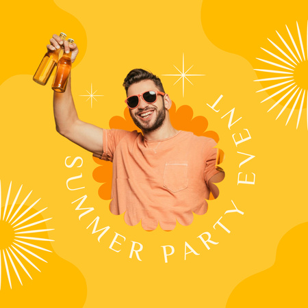 Designvorlage Summer party event für Instagram