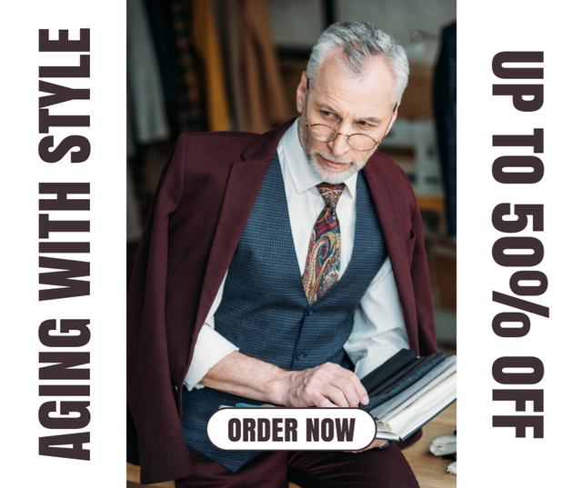 Stylish Formal Outfits For Seniors With Discount Facebookデザインテンプレート
