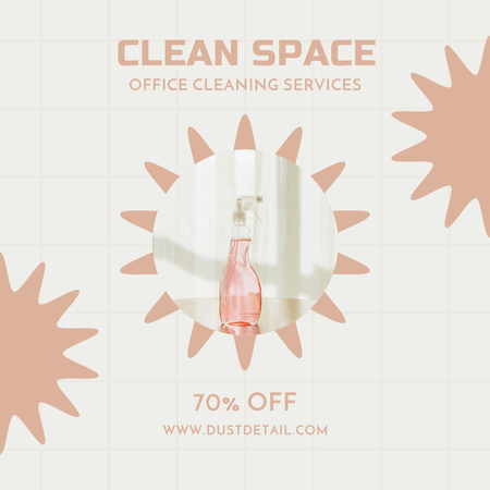 Office Cleaning Services Instagram Design Template