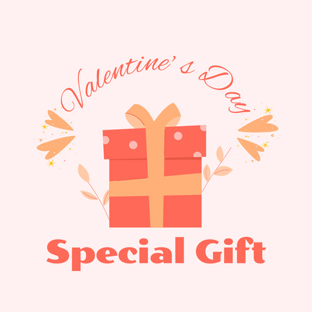 Cute Valentine's Day Gift Instagram – шаблон для дизайну