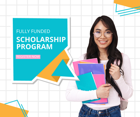 Template di design Scholarship Program Funded Opportunity  Facebook