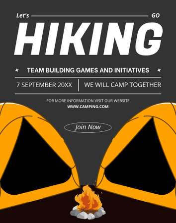 Team Building Games and Activities Poster 22x28in Design Template