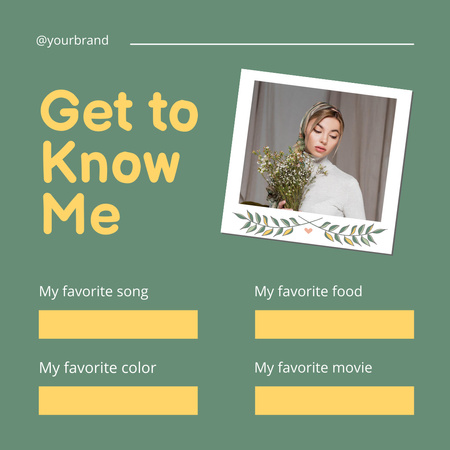 Questions about Woman's Favourite Things Instagram Design Template