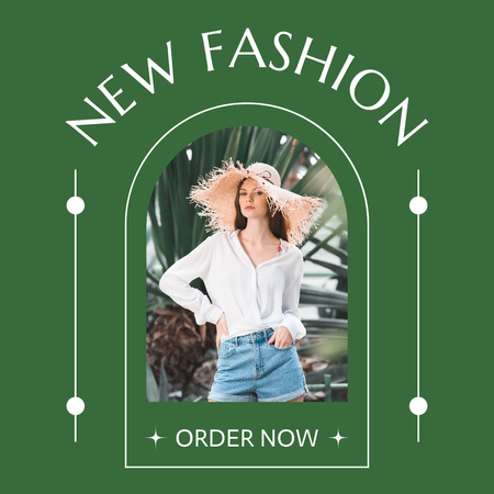 Exquisite Fashion Collection Instagram Design Template