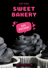 Bakery's Discount Ad on Black