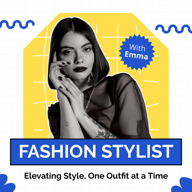 Ontwerpsjabloon van Instagram van Elevate Your Style with Fashion Expert