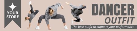 Store of Outfits fro Dancers Ebay Store Billboard Design Template