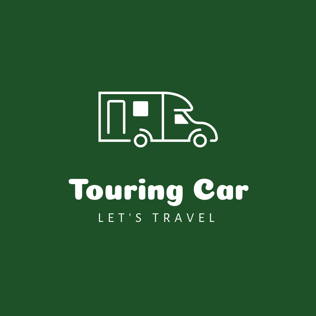 Touring Car Services Offer Logo Šablona návrhu