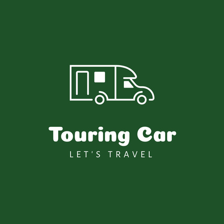 Touring Car Services Offer Logo Design Template