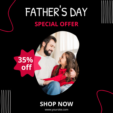 Father's Day Special Offer Instagram Modelo de Design