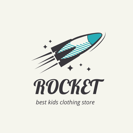 School Store Ad with Offer of Clothing Animated Logo Design Template