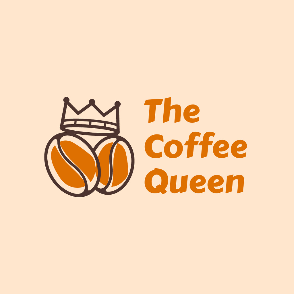 Perfectly Brewed Coffee Logo 1080x1080pxデザインテンプレート