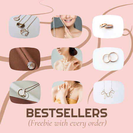 Jewellery Bestsellers Offer Instagram Design Template