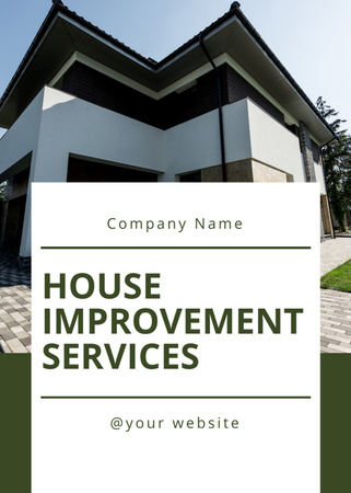 Modèle de visuel House Improvement Service - Flayer