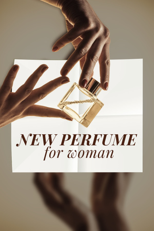 New Female Fragrance Pinterest Design Template