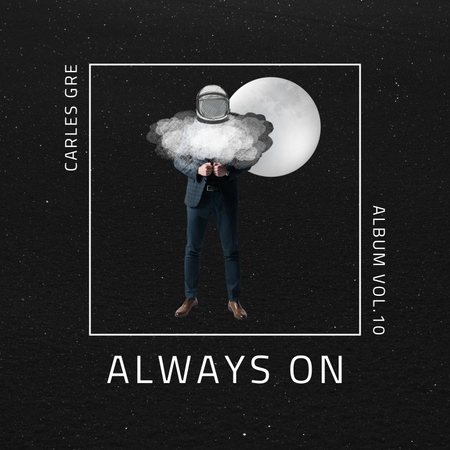 Plantilla de diseño de Always On Album Cover Album Cover 