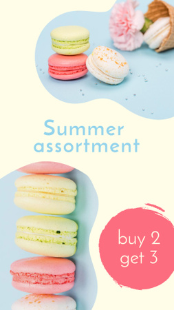 Designvorlage Summer Assortment Buy 2 get 3 für Instagram Story