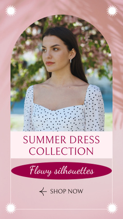 Awesome Dress Collection For Summer Offer TikTok Video Design Template