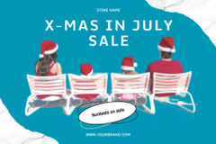 Christmas In July Sales of Sunbeds