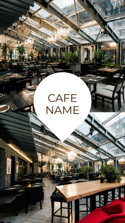 Opening Hours of Cafe Instagram Video Story tervezősablon