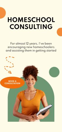 Home Education Ad Flyer DIN Large Design Template
