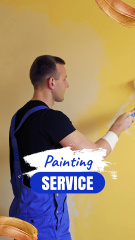 Refreshing Interior Design With Colorful Painting Service