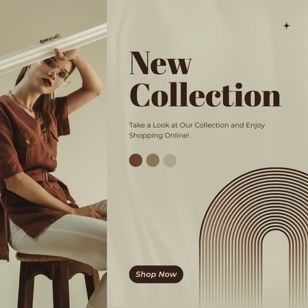 Enjoy Shopping With Us Instagram Design Template