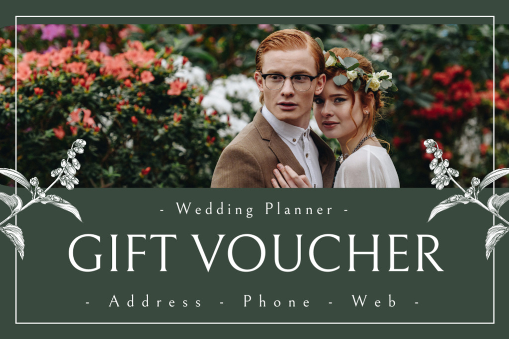 Wedding Planning Services Gift Certificateデザインテンプレート