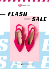 Women Footwear Offer with Fashionable Pink Shoes
