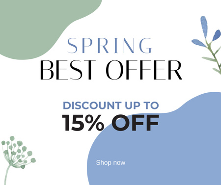 Szablon projektu Best Offer of Spring Sale Items Facebook