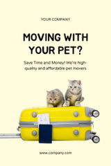 Travel Tips with Pets with Cute Kittens and Passport