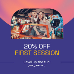 Discount On Game Arcade Session In Amusement Park