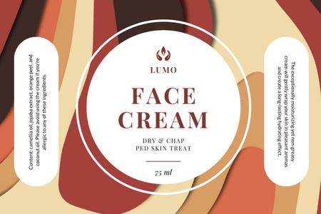 cream Label – шаблон для дизайну