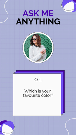 Designvorlage Which is your favourite color für Instagram Story