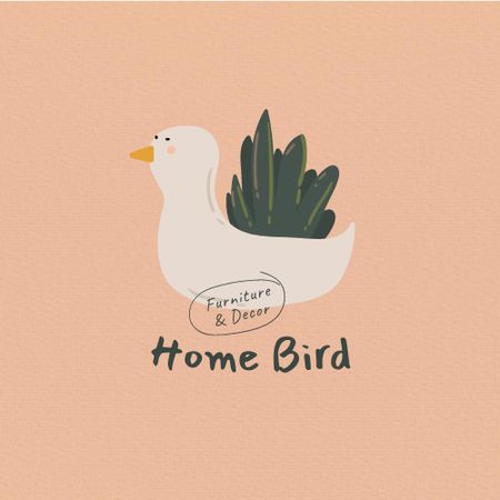 Furniture and Home Decor Offer Logo Design Template