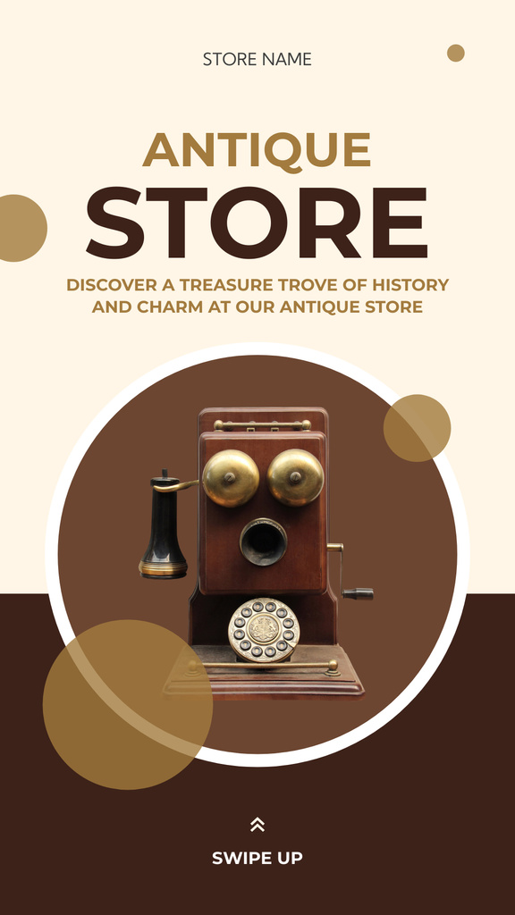 Modèle de visuel Rare Telephone Offer In Store - Instagram Story