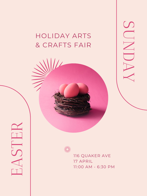 Mark Your Calendars for an Amazing Easter Holiday Poster US Modelo de Design