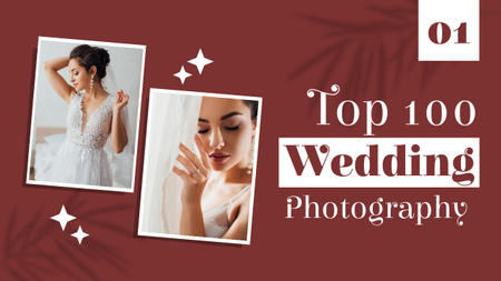 Wedding Photoshoot Offer Youtube Thumbnail Design Template