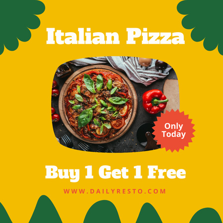 Plantilla de diseño de Delicious Pizza Offer Instagram 