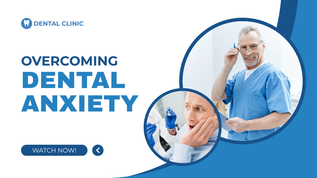 Info about Dental Anxiety Youtube Thumbnail Design Template