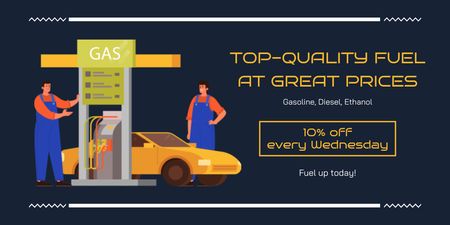 Nice Discount on Top Quality Fuel Twitter Design Template