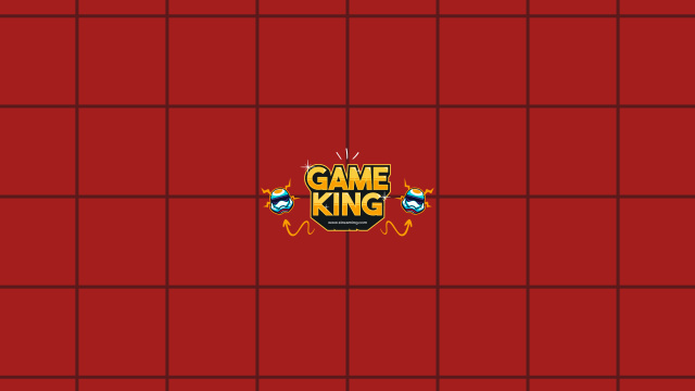 Designvorlage Game King on Red Background für Youtube